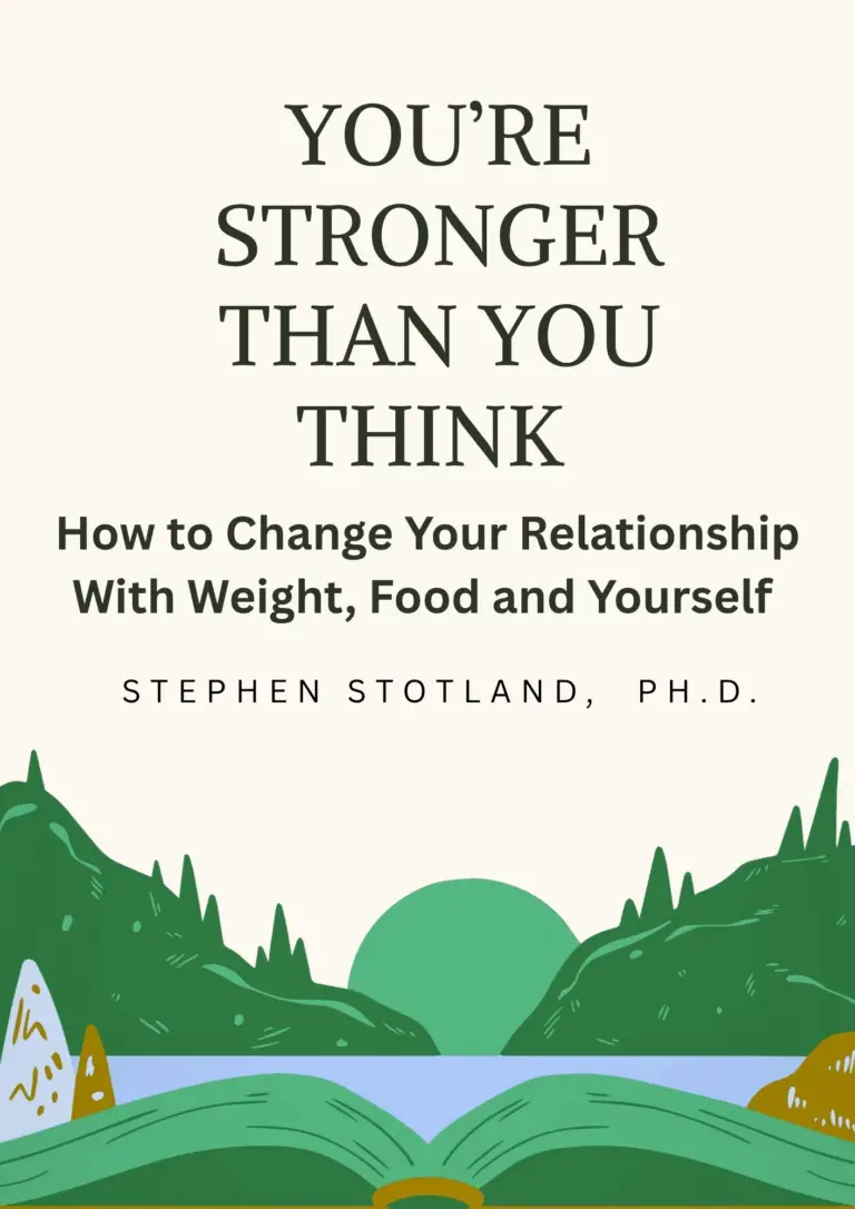 Book cover for You’re Stronger Than You Think by Dr. Stephen Stotland.